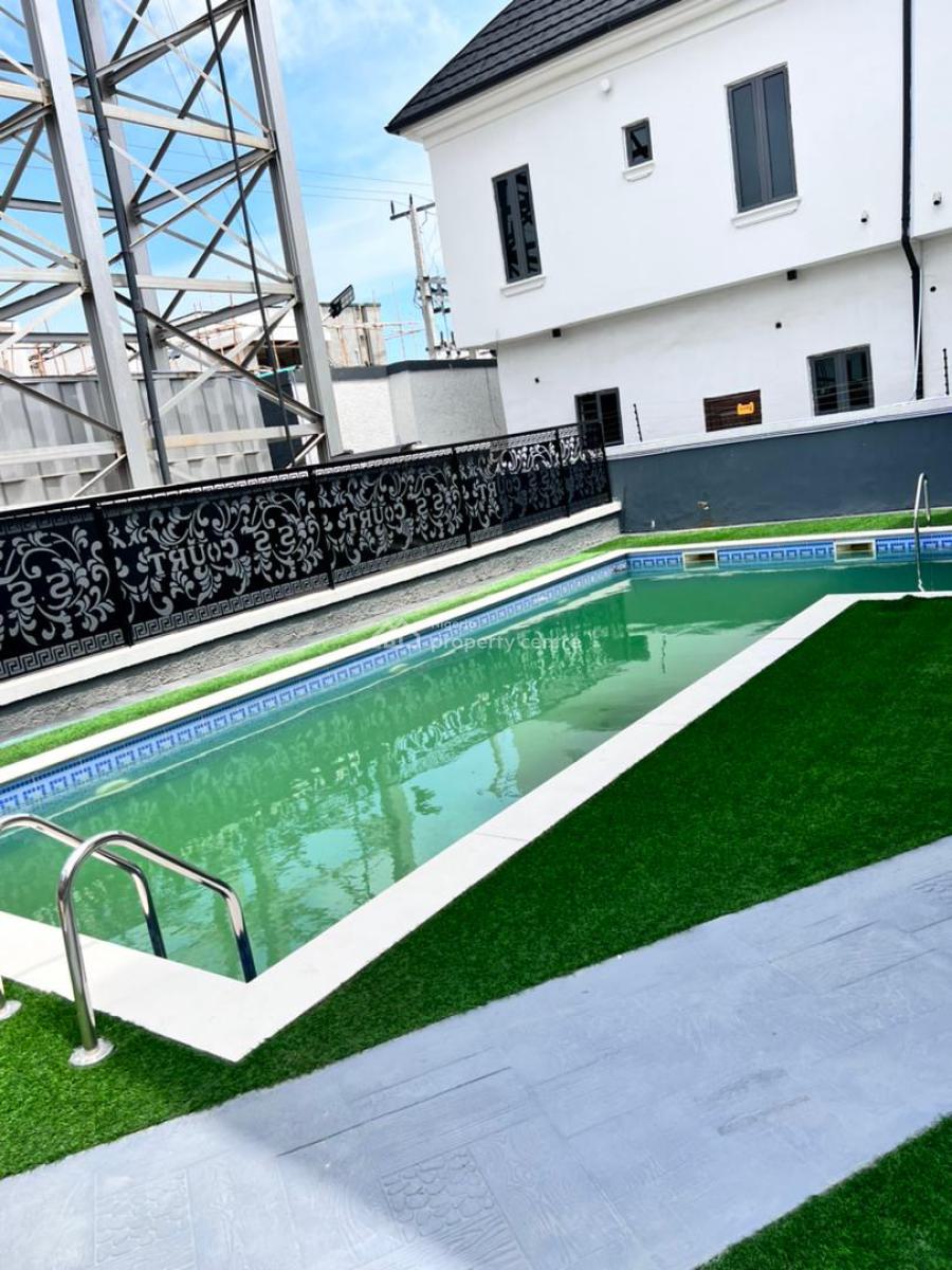 Newly Built 4 Bedroom Duplex with Bq with Pool Gym Children Playing G, Orchid Road Lekki Before Round About, Lekki, Lagos, Semi-detached Duplex for Sale