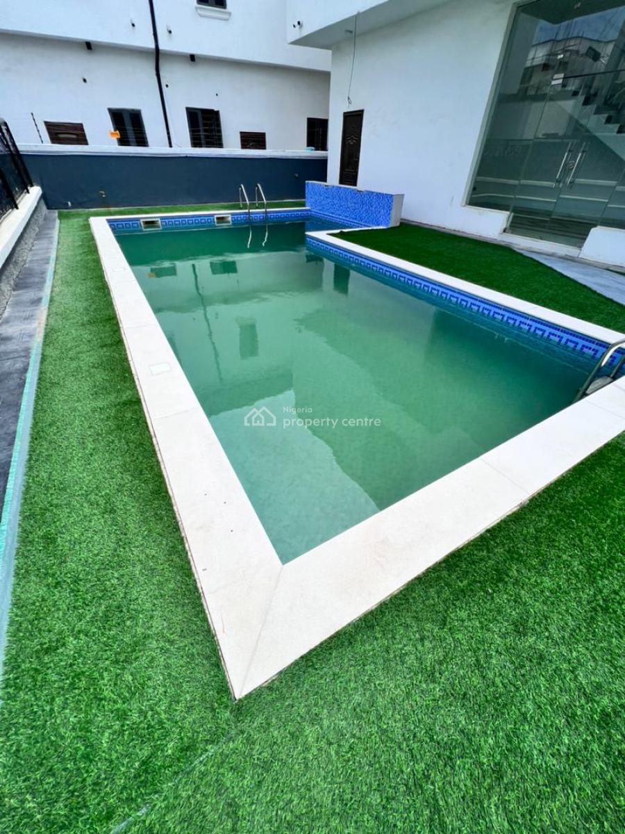 Newly Built 4 Bedroom Duplex with Bq with Pool Gym Children Playing G, Orchid Road Lekki Before Round About, Lekki, Lagos, Semi-detached Duplex for Sale