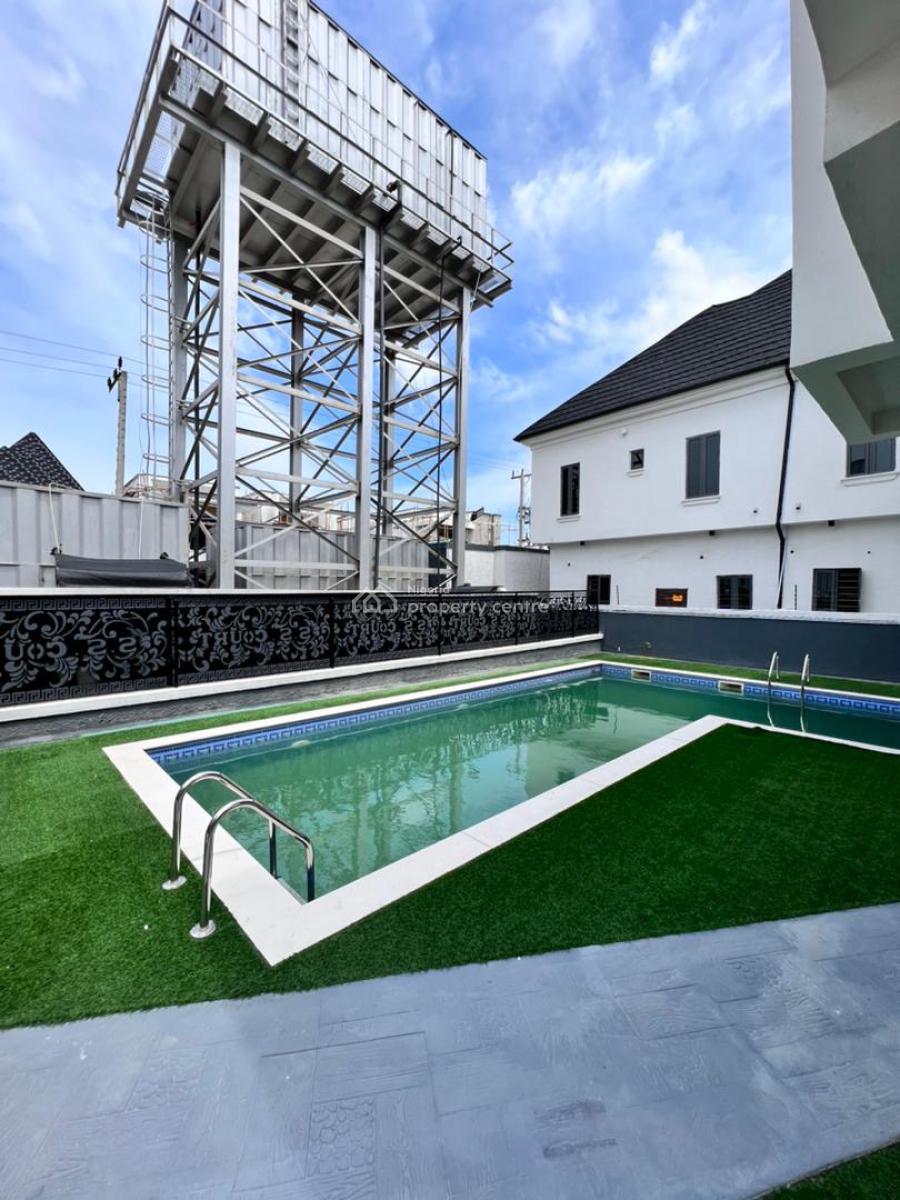 Newly Built 4 Bedroom Duplex with Bq with Pool Gym Children Playing G, Orchid Road Lekki Before Round About, Lekki, Lagos, Semi-detached Duplex for Sale