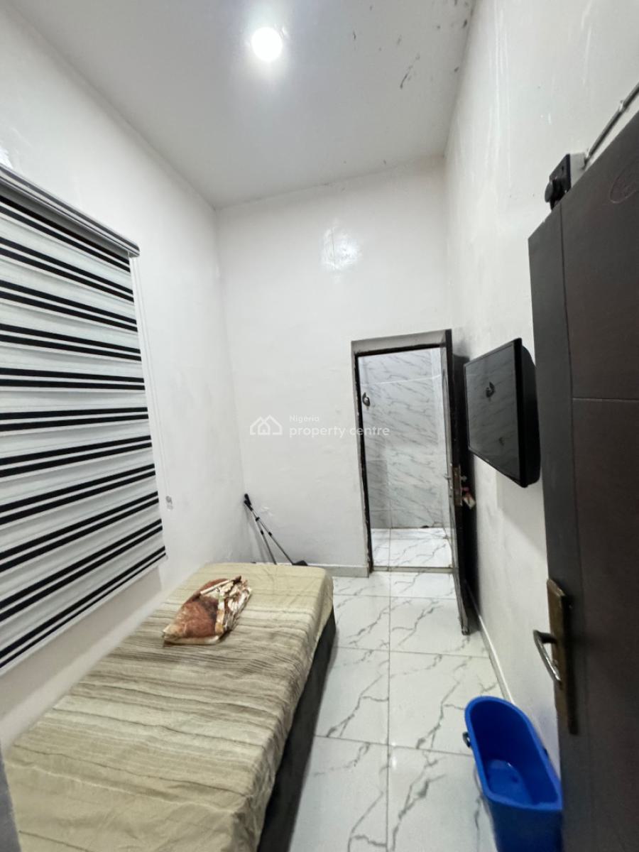 Furnished One Bedroom Boys Quarters, Chevron, Lekki, Lagos, Self Contain (single Rooms) for Rent