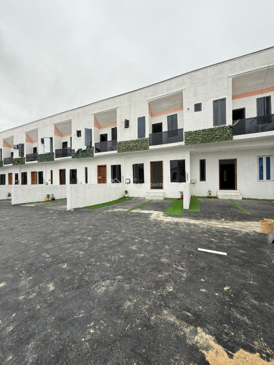 Self Serviced 3 Bedrooms Terraced Duplex with a Bq, Sangotedo, Ajah, Lagos, Terraced Duplex for Sale