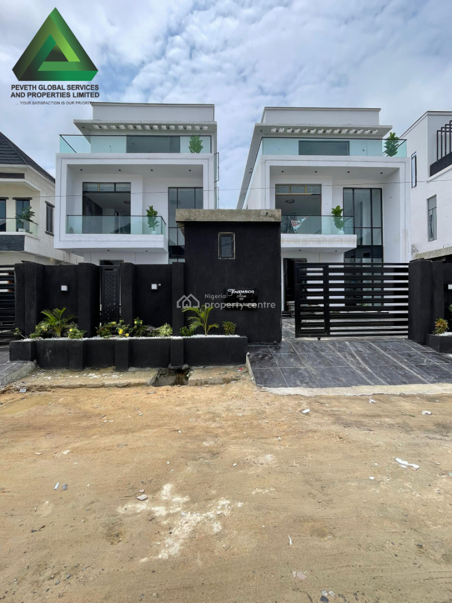 5 Bedroom Fully Detached Duplex with Swimming Pool, Cinema, Gym, Bq, Ikota, Lekki, Lagos, Detached Duplex for Sale