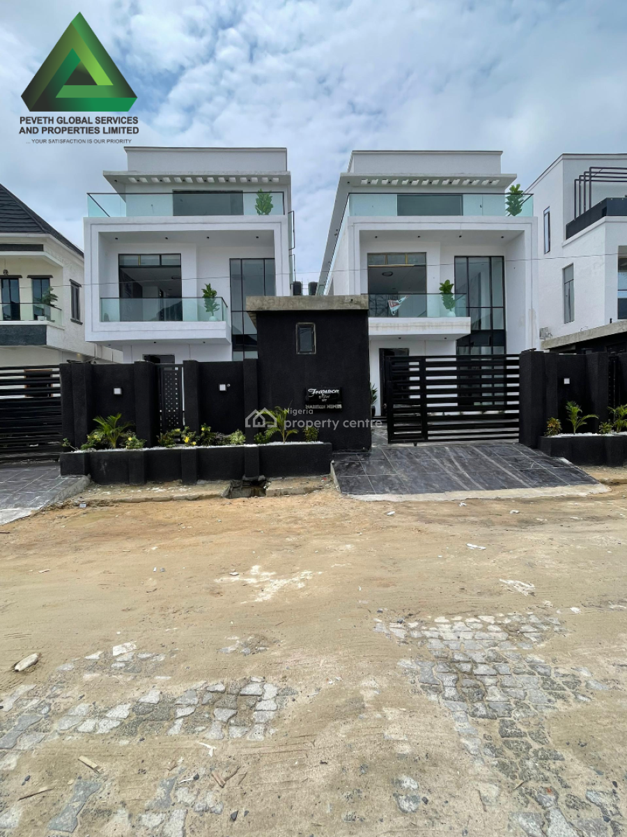 5 Bedroom Fully Detached Duplex with Swimming Pool, Cinema, Gym, Bq, Ikota, Lekki, Lagos, Detached Duplex for Sale