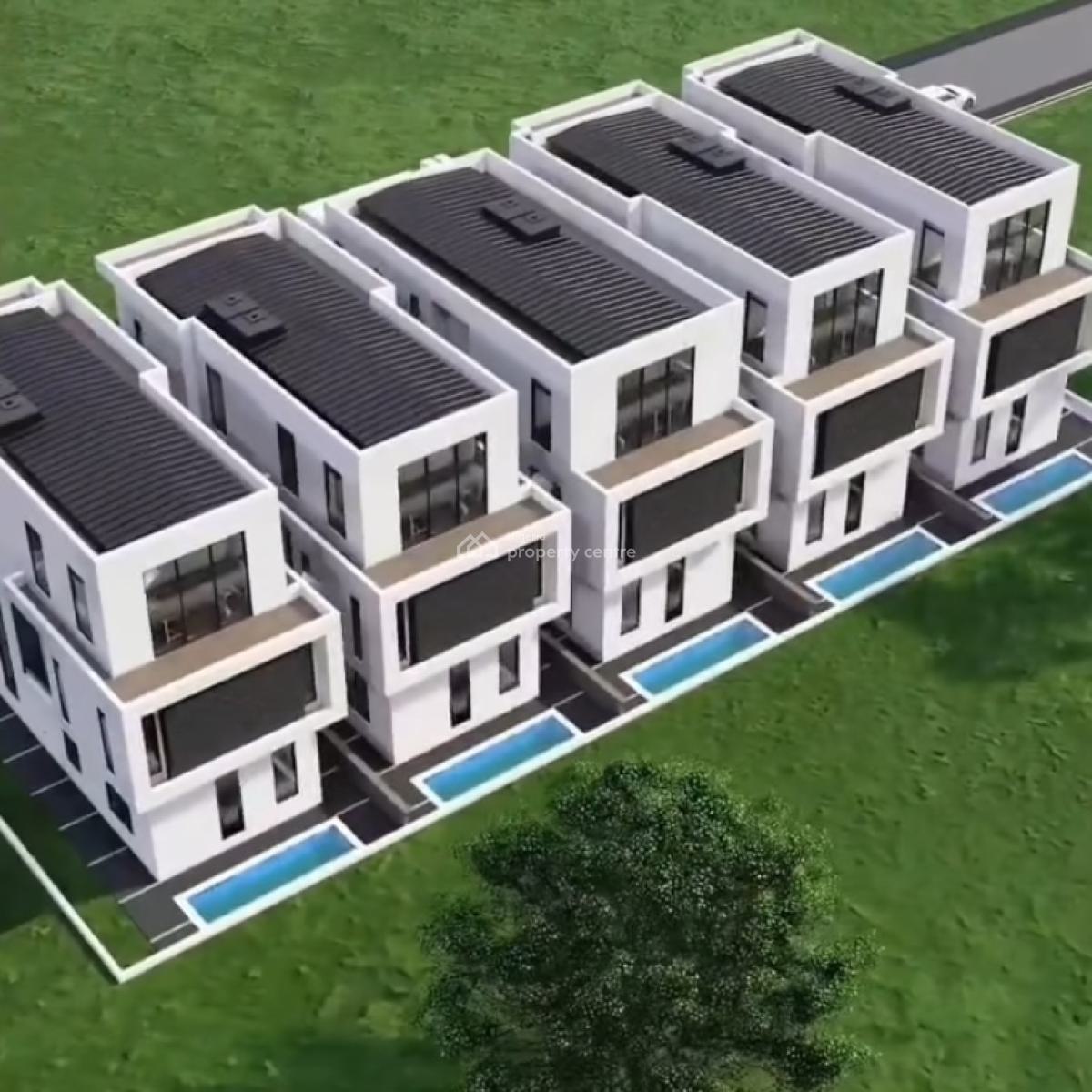 Stylish 5 Bedroom Duplex, By Richmond Estate , Nike Art Gallery, Ikate, Lekki, Lagos, Detached Duplex for Sale