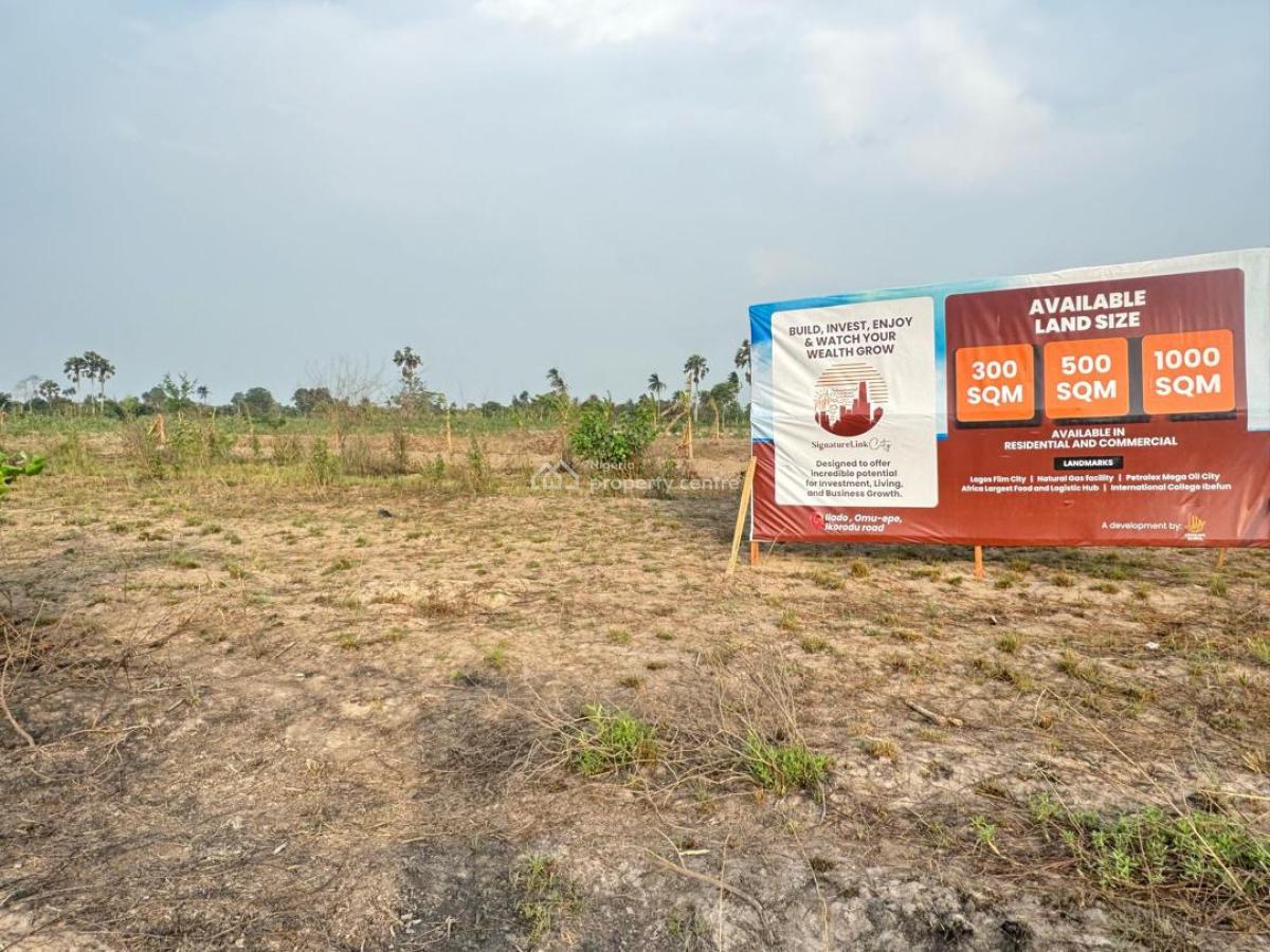 Promo! Promo !! 100% Dry Land with Genuine Title Good for Land-banking, The Signaturelink City, Ilado, Off Omu Epe Ikorodu Road By Dangote, Epe, Lagos, Mixed-use Land for Sale