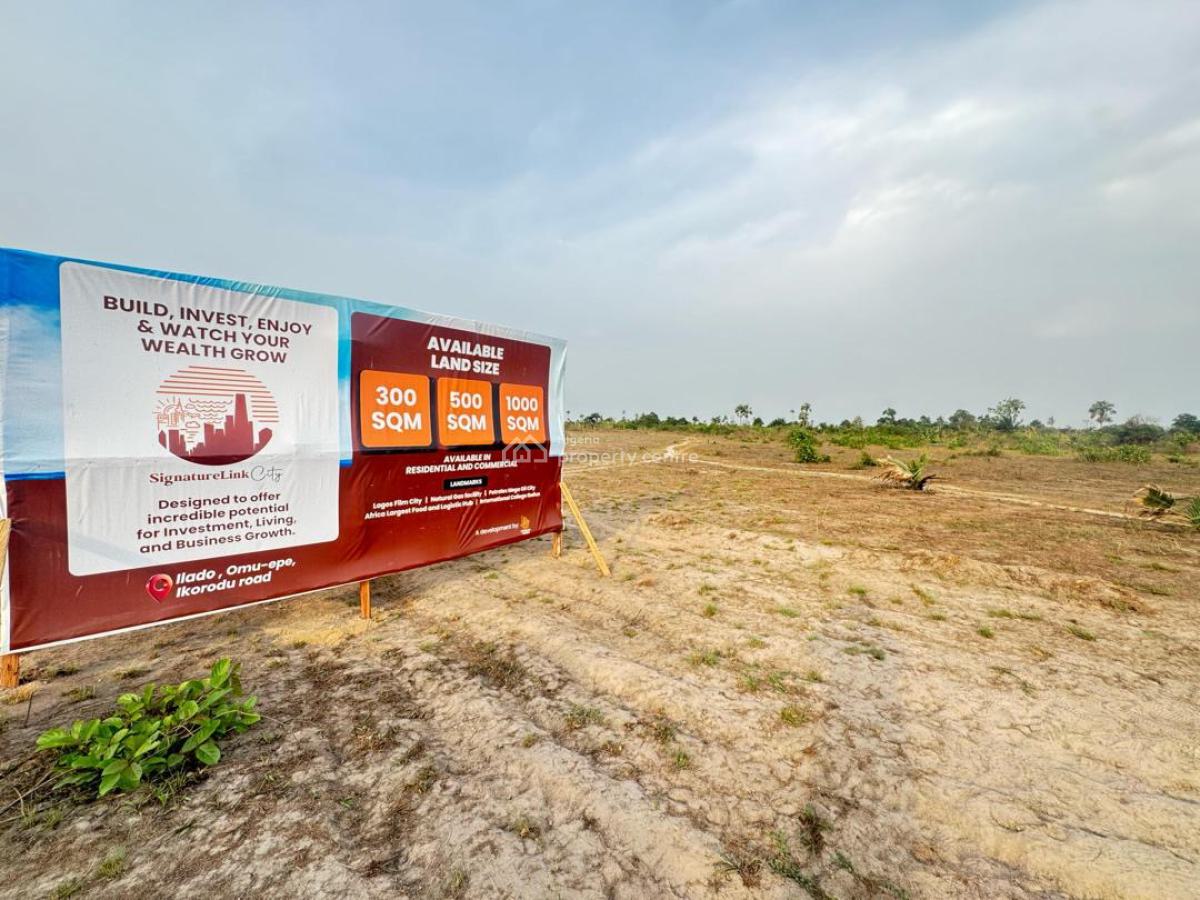 Promo! Promo !! 100% Dry Land with Genuine Title Good for Land-banking, The Signaturelink City, Ilado, Off Omu Epe Ikorodu Road By Dangote, Epe, Lagos, Mixed-use Land for Sale