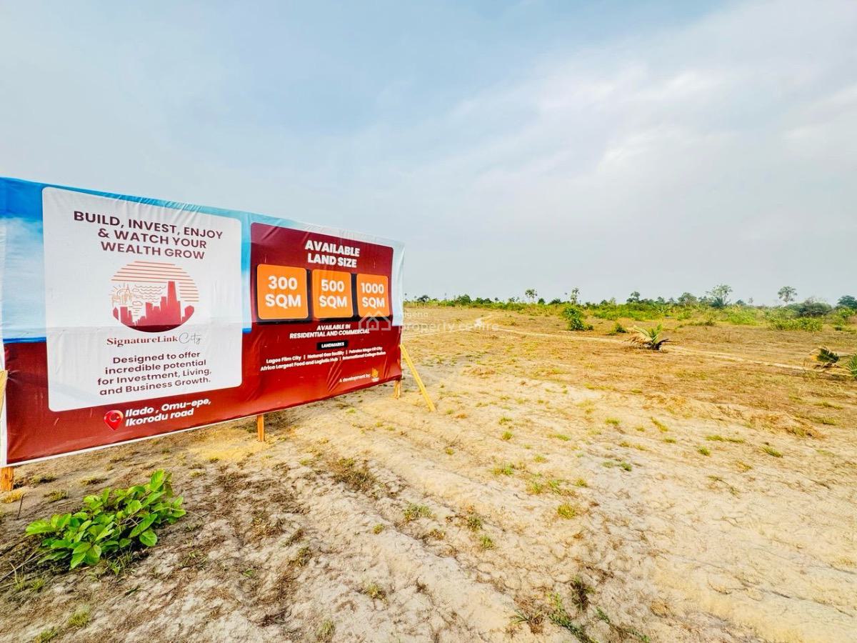 Promo! Promo !! 100% Dry Land with Genuine Title Good for Land-banking, The Signaturelink City, Ilado, Off Omu Epe Ikorodu Road By Dangote, Epe, Lagos, Mixed-use Land for Sale