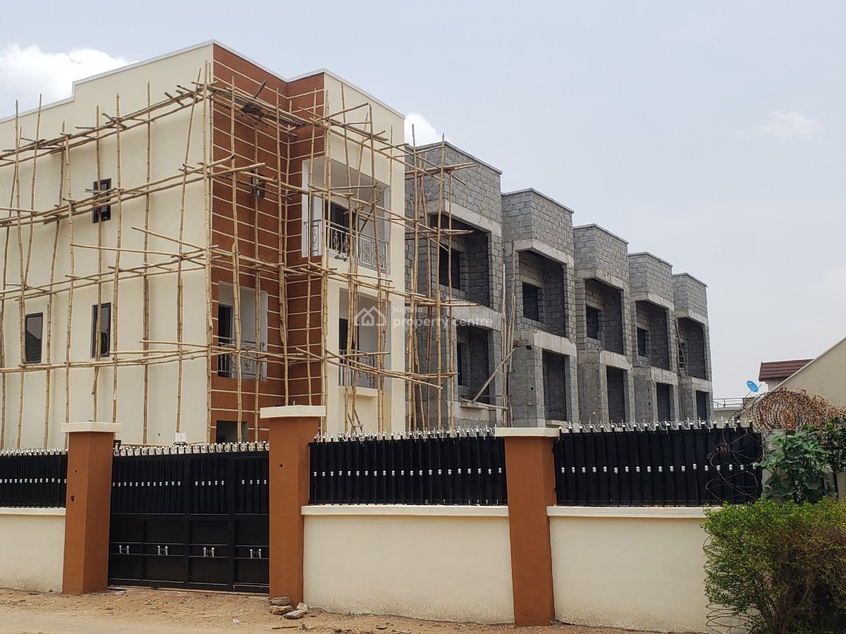 Carcass 4 Bedroom Terraced Duplex with Bq, Legislative Quarters, Apo, Abuja, Terraced Duplex for Sale