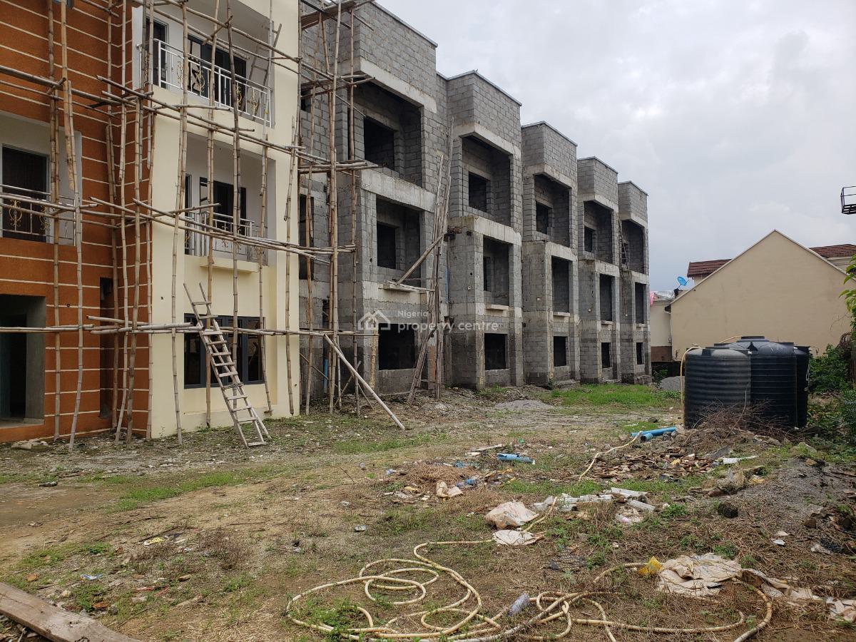 Carcass 4 Bedrooms Terraced Duplex with Bq, Legislative Quarters, Apo, Abuja, Terraced Duplex for Sale