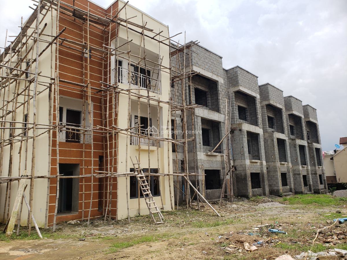 Carcass 4 Bedrooms Terraced Duplex with Bq, Legislative Quarters, Apo, Abuja, Terraced Duplex for Sale