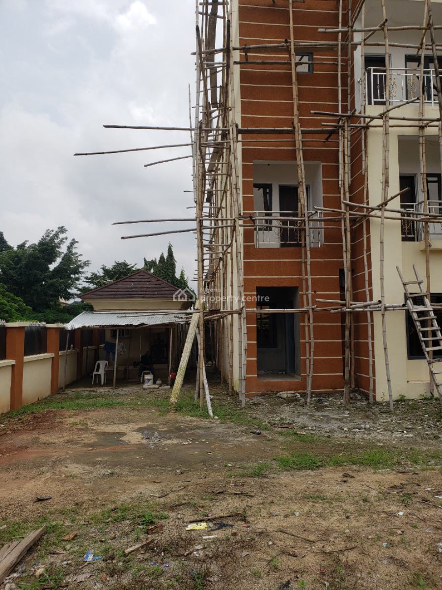 Carcass 4 Bedrooms Terraced Duplex with Bq, Legislative Quarters, Apo, Abuja, Terraced Duplex for Sale