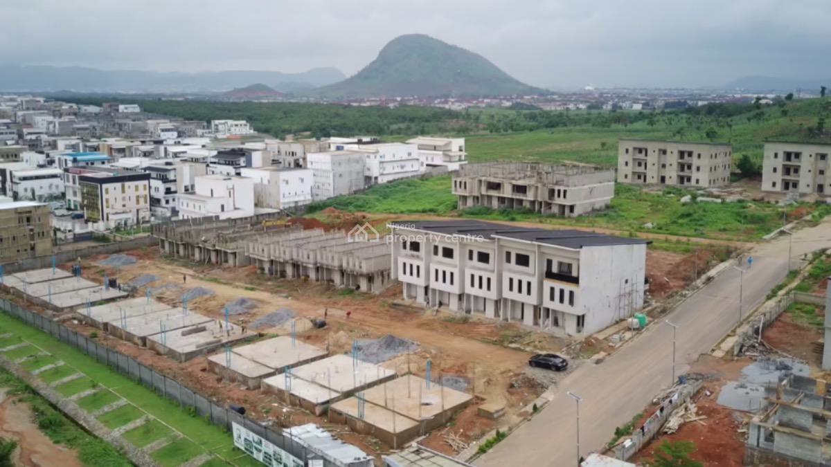 Amazing Estate Offer in a Fast Developing Private Community, Just Before Ochacho Homes Phase 2, Life Camp, Abuja, Terraced Duplex for Sale