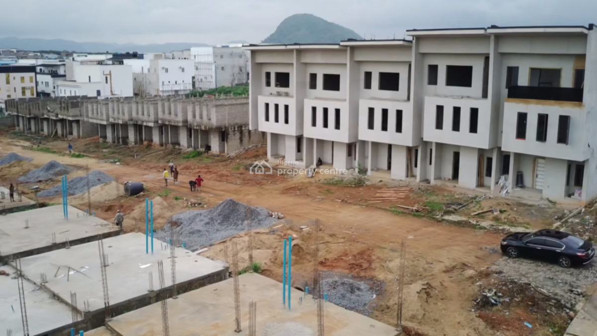Amazing Estate Offer in a Fast Developing Private Community, Just Before Ochacho Homes Phase 2, Life Camp, Abuja, Terraced Duplex for Sale