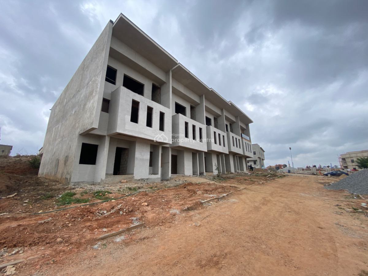 Amazing Estate Offer in a Fast Developing Private Community, Just Before Ochacho Homes Phase 2, Life Camp, Abuja, Terraced Duplex for Sale
