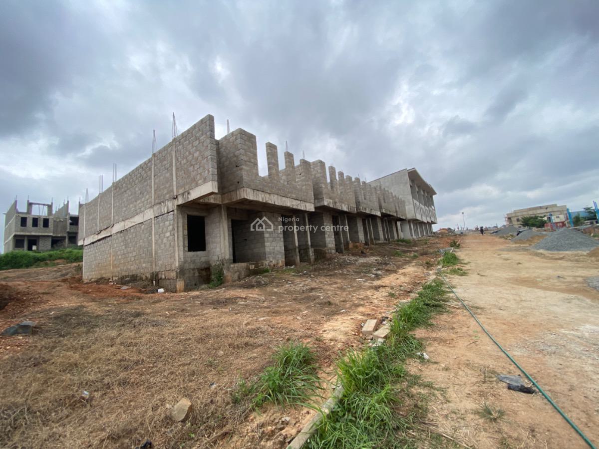 Amazing Estate Offer in a Fast Developing Private Community, Just Before Ochacho Homes Phase 2, Life Camp, Abuja, Terraced Duplex for Sale