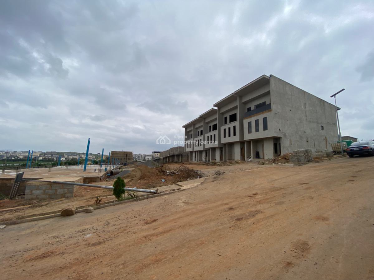 Amazing Estate Offer in a Fast Developing Private Community, Just Before Ochacho Homes Phase 2, Life Camp, Abuja, Terraced Duplex for Sale