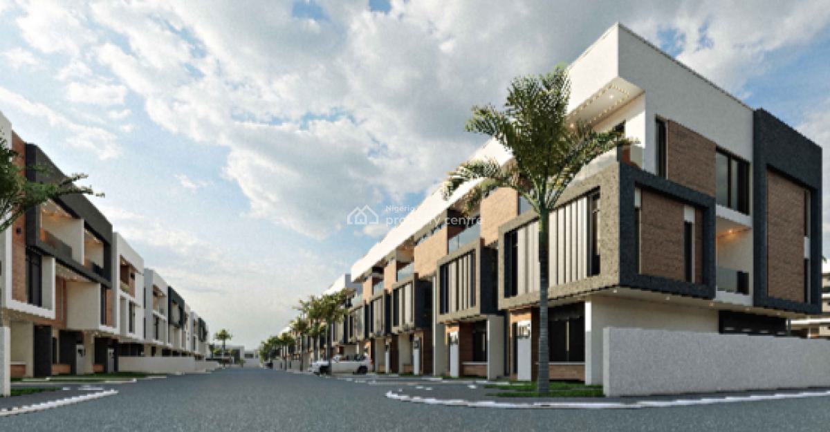 Amazing Estate Offer in a Fast Developing Private Community, Just Before Ochacho Homes Phase 2, Life Camp, Abuja, Terraced Duplex for Sale