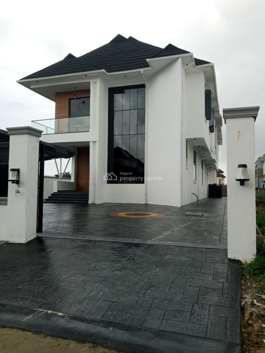 Luxury 5 Bedroom Fully Detached Duplex with Bq, Fountain Springs Estate, Sangotedo, Ajah, Lagos, Detached Duplex for Sale