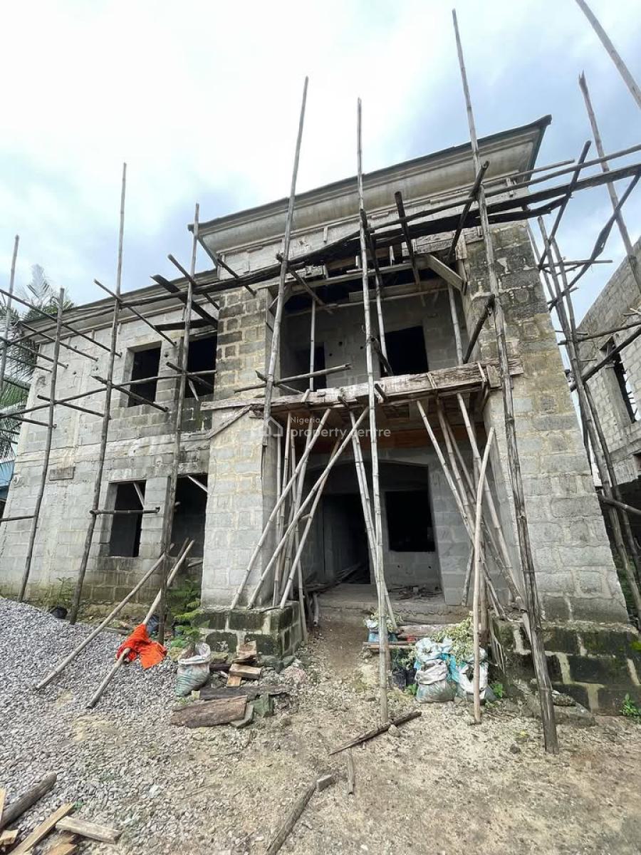 Carcass 4 Bedroom Duplex and 2 Units of 2 Bedroom Flats, Off Rukpoku Road By Happybite, Rukpokwu, Port Harcourt, Rivers, Semi-detached Duplex for Sale