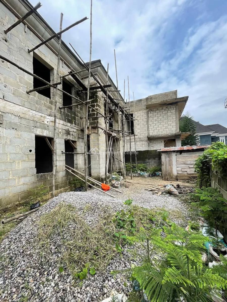 Carcass 4 Bedroom Duplex and 2 Units of 2 Bedroom Flats, Off Rukpoku Road By Happybite, Rukpokwu, Port Harcourt, Rivers, Semi-detached Duplex for Sale