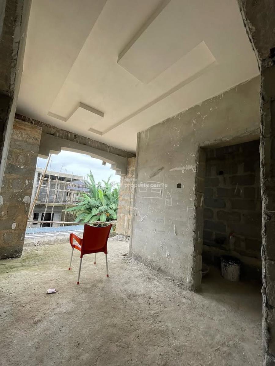 Carcass 4 Bedroom Duplex and 2 Units of 2 Bedroom Flats, Off Rukpoku Road By Happybite, Rukpokwu, Port Harcourt, Rivers, Semi-detached Duplex for Sale