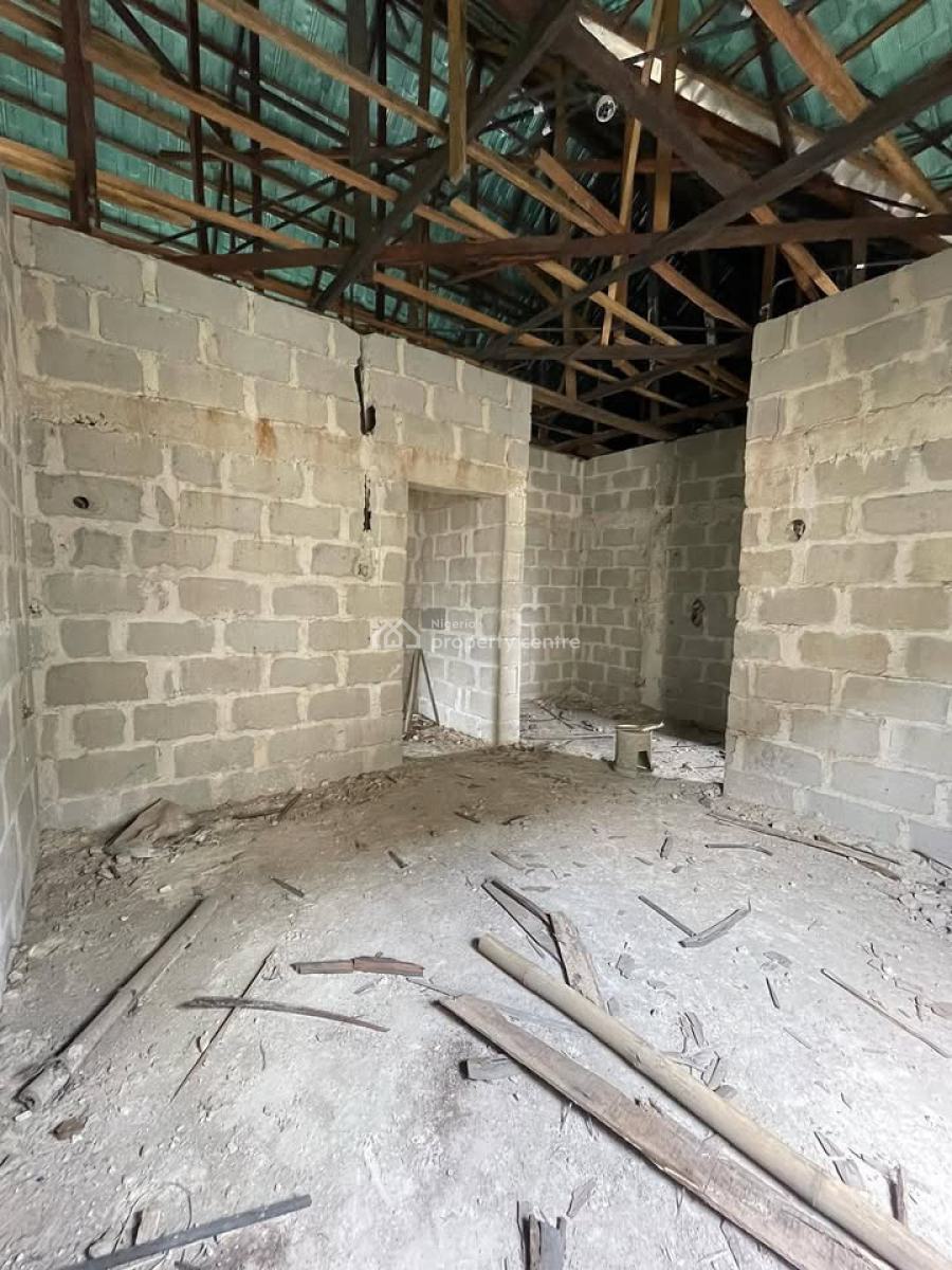 Carcass 4 Bedroom Duplex and 2 Units of 2 Bedroom Flats, Off Rukpoku Road By Happybite, Rukpokwu, Port Harcourt, Rivers, Semi-detached Duplex for Sale