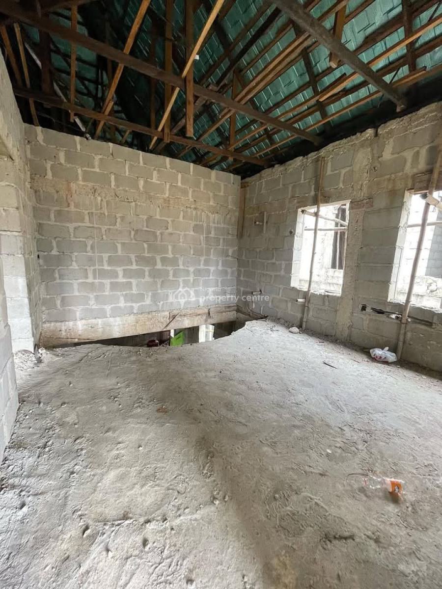 Carcass 4 Bedroom Duplex and 2 Units of 2 Bedroom Flats, Off Rukpoku Road By Happybite, Rukpokwu, Port Harcourt, Rivers, Semi-detached Duplex for Sale