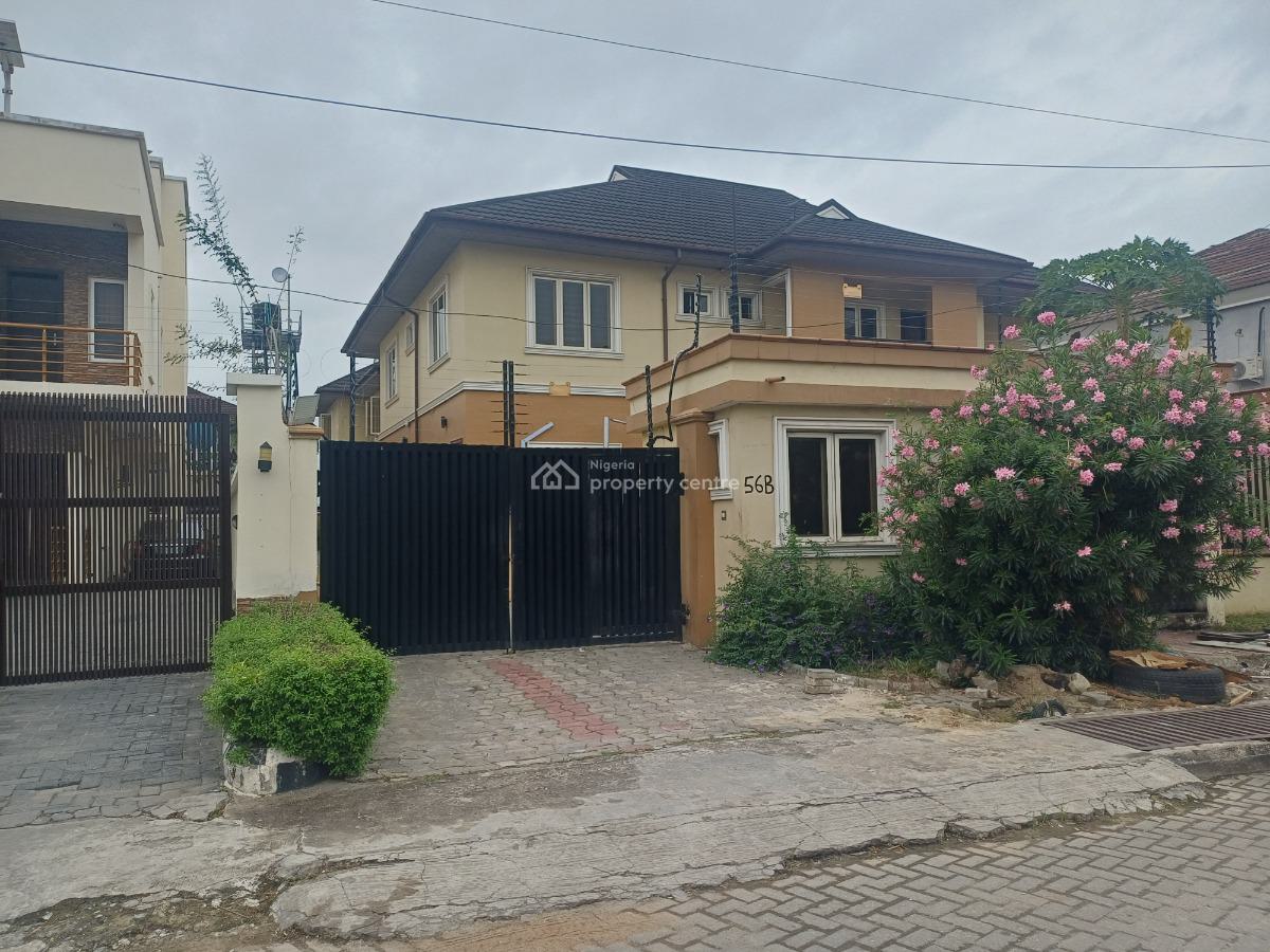 Clean 5 Bedrooms Fully Detached Duplex with Bq., Off Fola Osibor, Lekki Phase 1, Lekki, Lagos, Detached Duplex for Rent