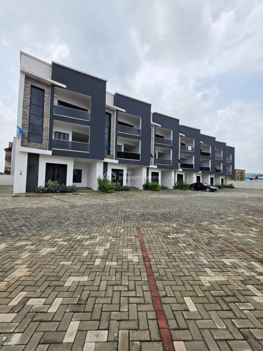 Luxury 4 Bedroom Terrace Duplex with Swimming Pool, Life Camp, Abuja, Terraced Duplex for Sale