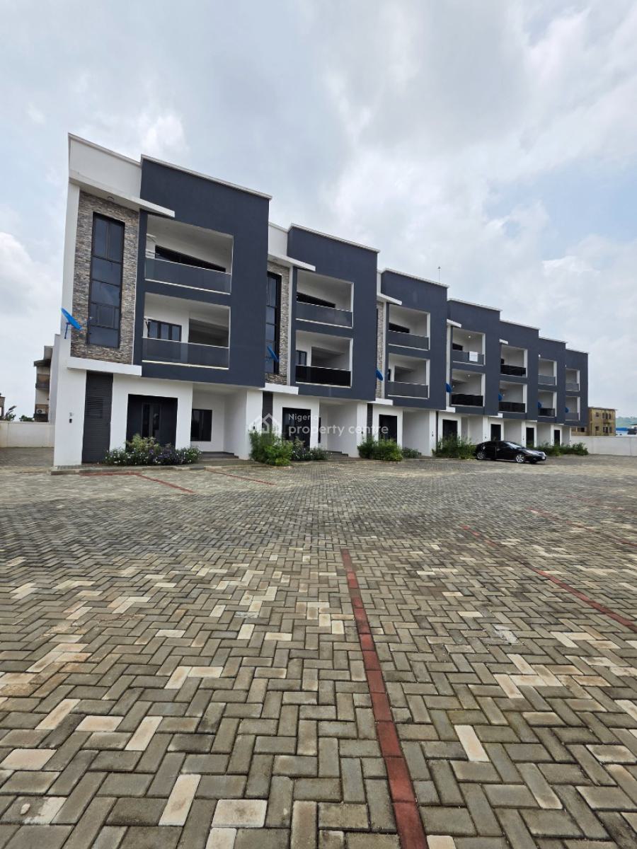 Luxury 4 Bedroom Terrace Duplex with Swimming Pool, Life Camp, Abuja, Terraced Duplex for Sale