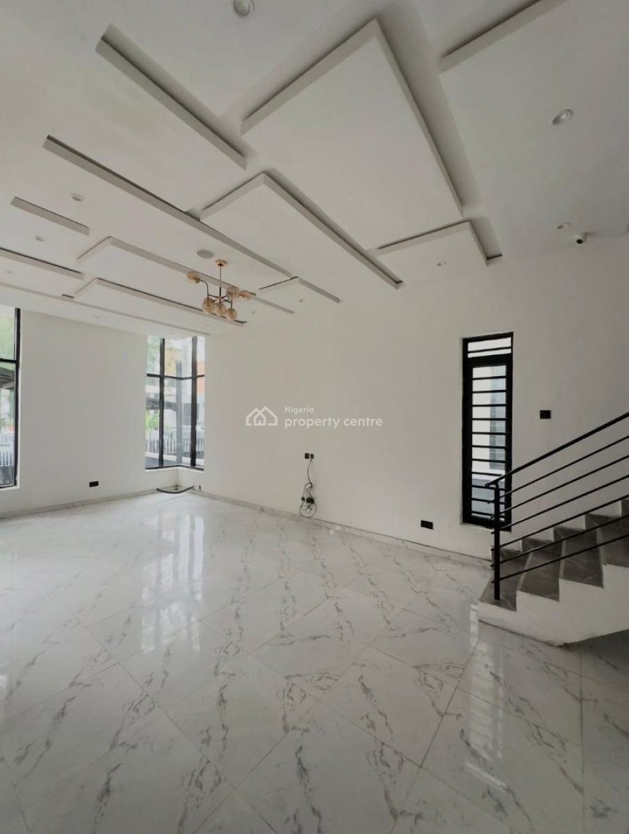 Brand New 4-bedroom Semi-detached Duplex + Bq, Chevron, Lekki, Lagos, Semi-detached Duplex for Rent