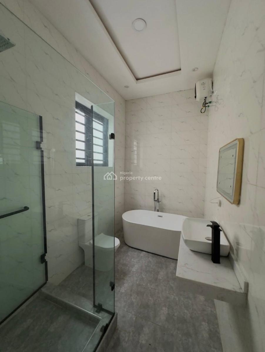 Brand New 4-bedroom Semi-detached Duplex + Bq, Chevron, Lekki, Lagos, Semi-detached Duplex for Rent