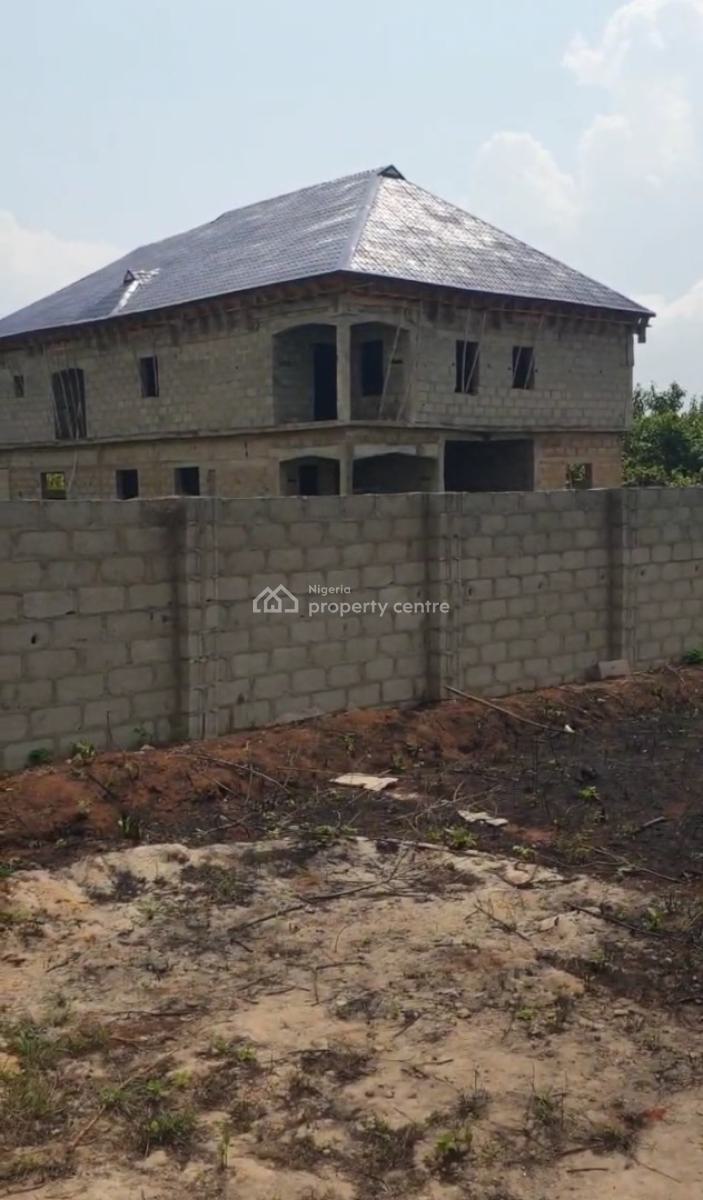 Carcass 4 Bedroom Uk Standard Duplex House on 3 Plots, Agbowa, Ikorodu, Lagos, Detached Duplex for Sale