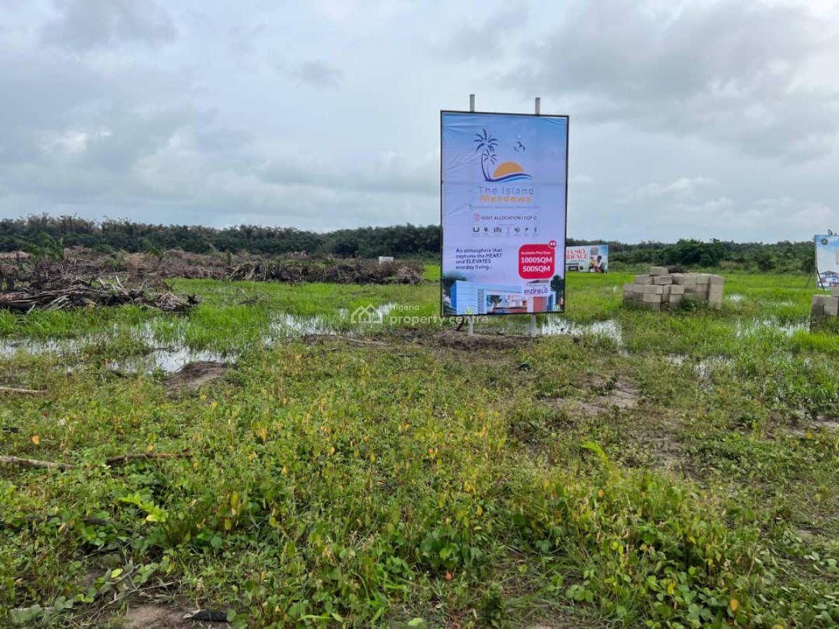 Verified Land with C of O, Iberokodo Lekki Epe Expressway Meadows Island Estate, Ibeju Lekki, Lagos, Mixed-use Land for Sale