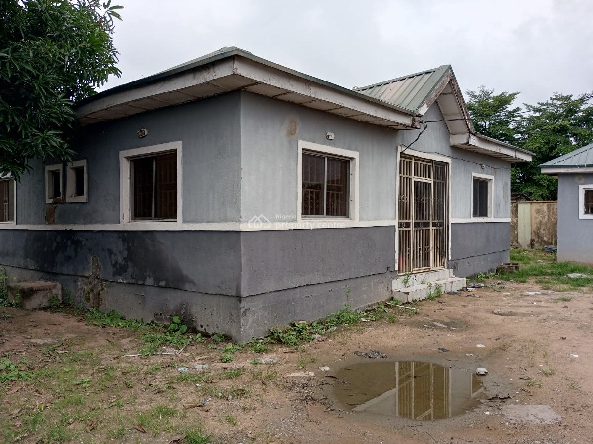 Renovated 3 Bedroom Bungalow with Bq Space, New Site Estate, Fha (f.h.a), Lugbe District, Abuja, Detached Bungalow for Sale