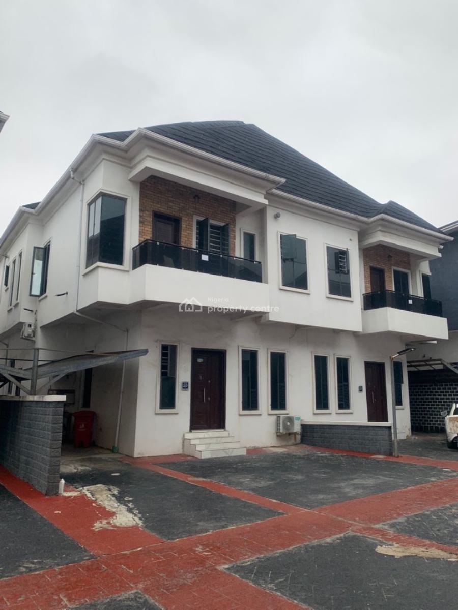 Lovely Spacious 4 Bedroom Semi Detached Duplex with Bq, Orchid Road, Lekki, Lagos, Semi-detached Duplex for Rent
