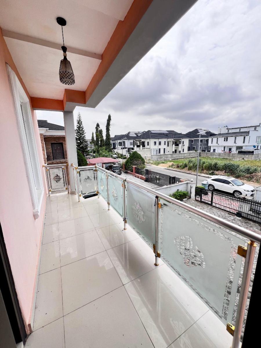 Prestigious 5-bedroom Luxury Home with Pool, Porch & Bq in High-value, Royal Gardens Estate, Ajah, Lagos, Detached Duplex for Sale