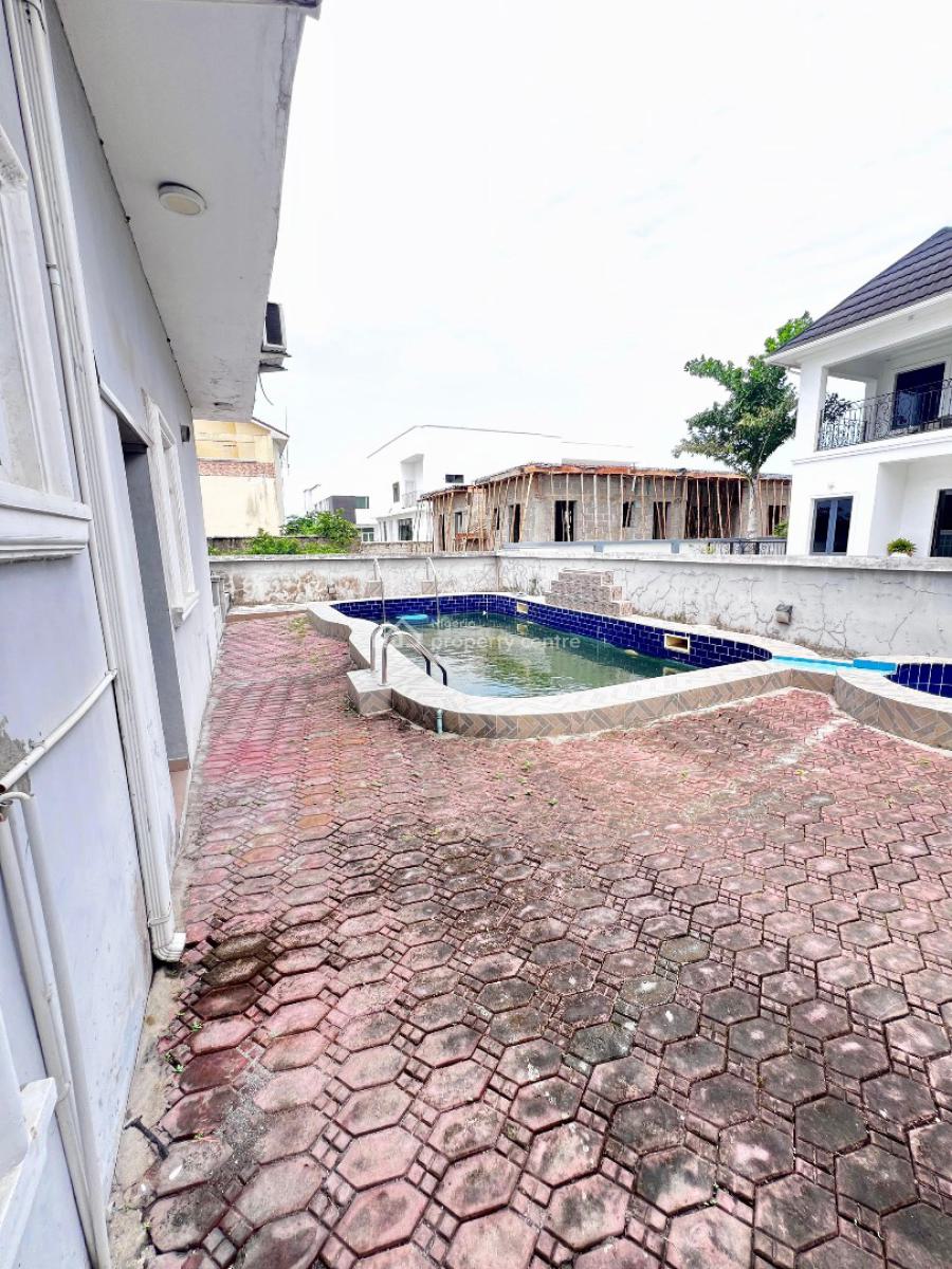 Prestigious 5-bedroom Luxury Home with Pool, Porch & Bq in High-value, Royal Gardens Estate, Ajah, Lagos, Detached Duplex for Sale