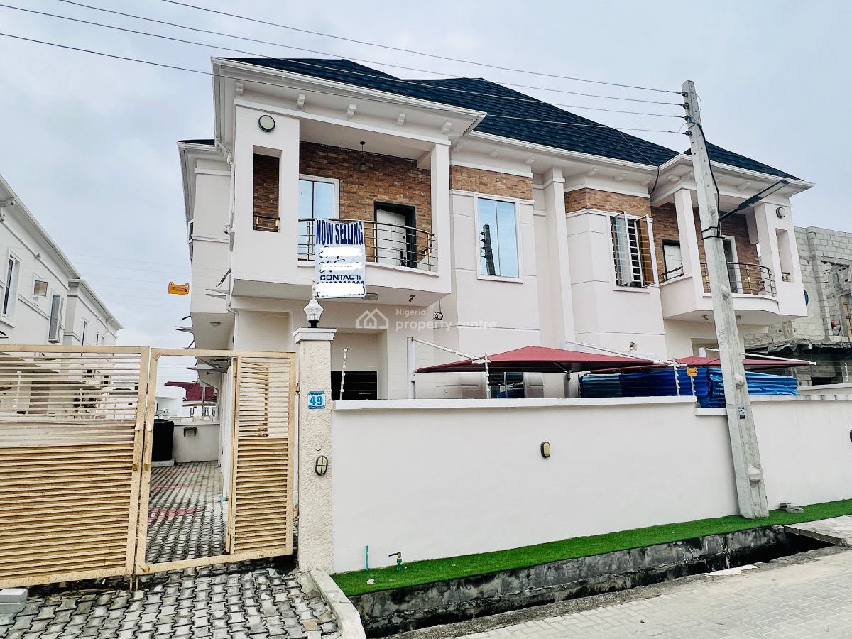 Newly Built 4 Bedroom Semi Detached Duplex, Ikota, Lekki, Lagos, Semi-detached Duplex for Sale