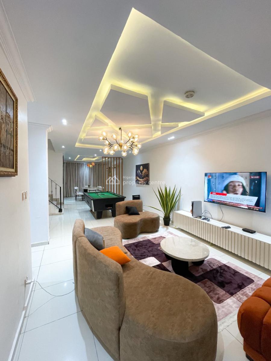 Luxury Furnished 4 Bedrooms Terraced Duplex with Bq, Off Fola Osibo, Lekki Phase 1, Lekki, Lagos, Terraced Duplex for Rent