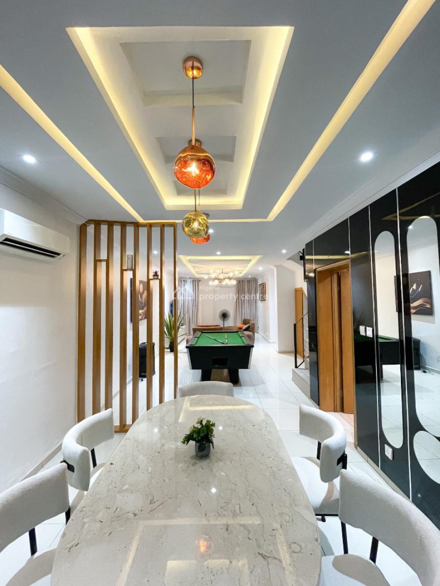 Luxury Furnished 4 Bedrooms Terraced Duplex with Bq, Off Fola Osibo, Lekki Phase 1, Lekki, Lagos, Terraced Duplex for Rent