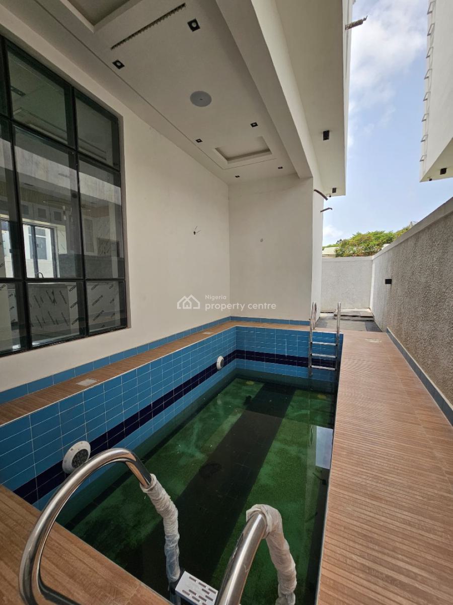Luxury 5 Bedroom Detached Home with Pool & Cinema in Secure Estate, Chevron, Lekki, Lagos, Detached Duplex for Sale