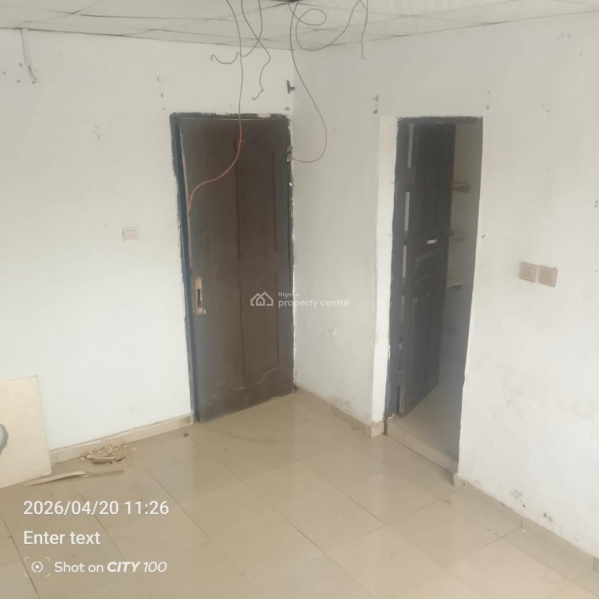 an Empty Self-contain Serviced Apartment, Off Airport Road, Opposite The Nnpc Depot, Isolo, Lagos, Self Contain (single Rooms) for Rent