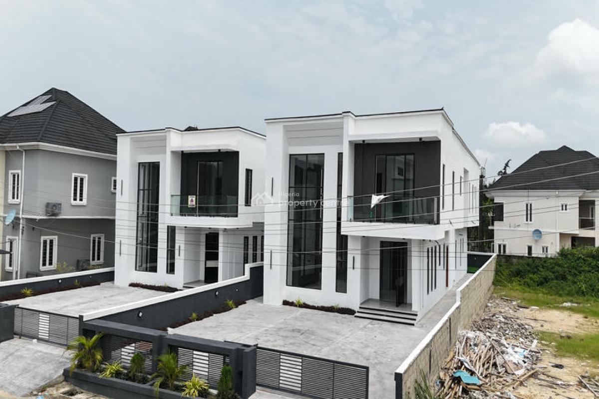 Astonishing 5 Bedroom Detached Duplex with Bq and Pool, Megaound Estate, Lekki, Lagos, Detached Duplex for Sale