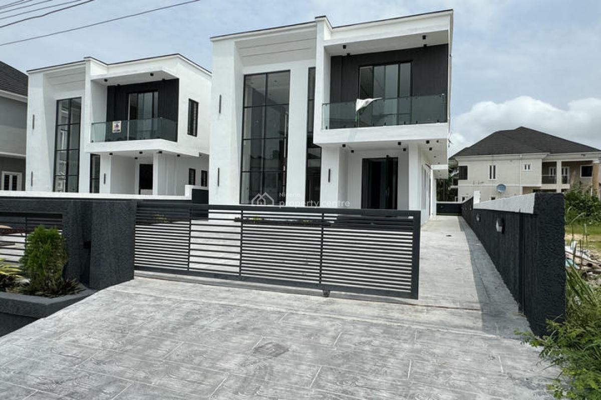 Astonishing 5 Bedroom Detached Duplex with Bq and Pool, Megaound Estate, Lekki, Lagos, Detached Duplex for Sale