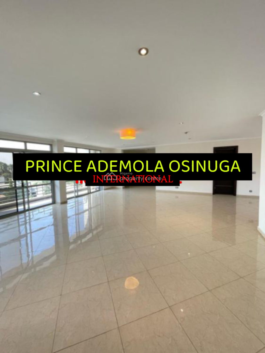 Luxury 3 Bedroom Apartment +bq+pool+gym, Old Ikoyi, Ikoyi, Lagos, Flat / Apartment for Rent