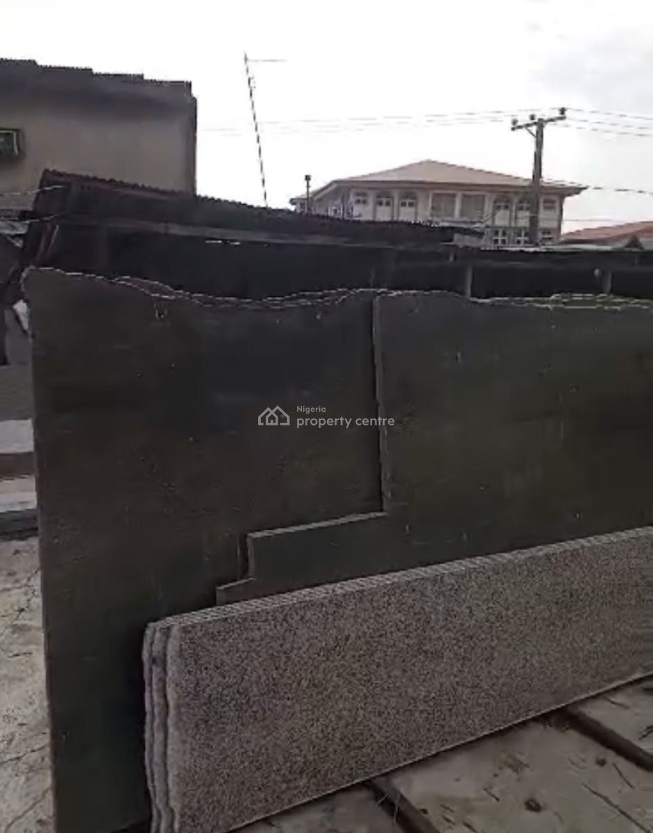 2 Plots Together with a Storey Building with a Marble Factory, Facing Ogudu Road, Ojota, Lagos, Detached Duplex for Sale