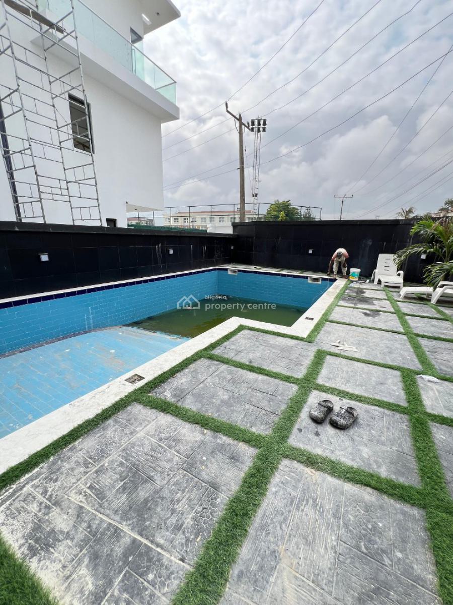 Brand New 4 Bedrooms Terraced Duplex with Bq, Kids Play Area, Pool & Gym, Ikate, Lekki, Lagos, Terraced Duplex for Rent