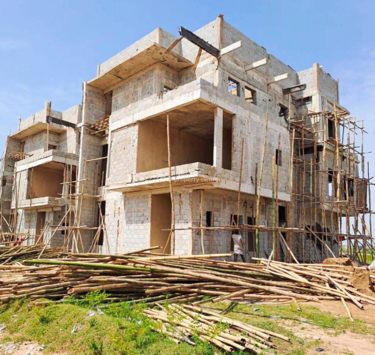 Luxury 5 Bedrooms Duplex with Bq - (carcass), Genesis Block, Maralago Lake City, Along The Gwarinpa-kubwa Expressway, Kubwa, Abuja, Detached Duplex for Sale