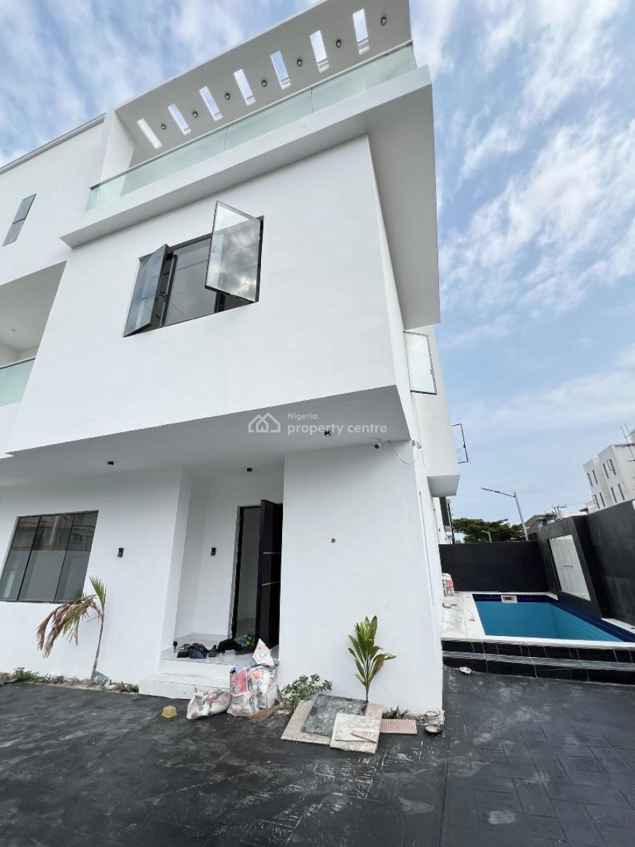 Brand New 4 Bedroom Detached Duplex with Pool, Ikate, Lekki, Lagos, Detached Duplex for Rent
